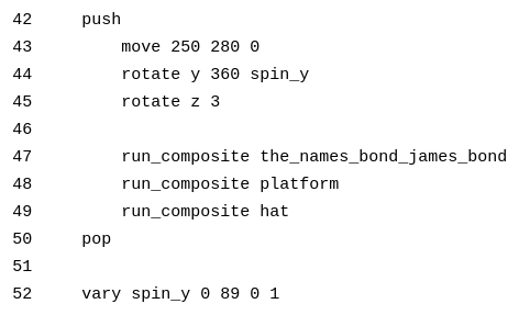 example mdl code